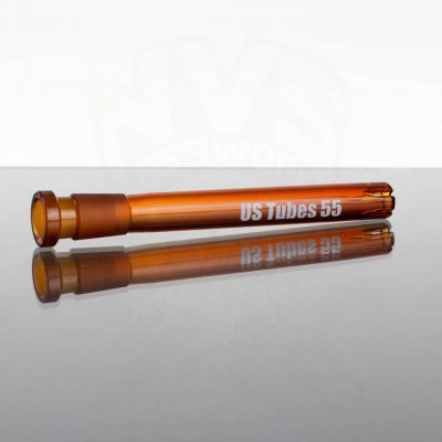 US Tubes 55 5.5in 14-18mm Downstem - Amber