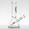 C2 10in 7MM Beaker - Black  Drip Logo view 4