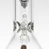 C2 10in 7MM Beaker - Black  Drip Logo view 6