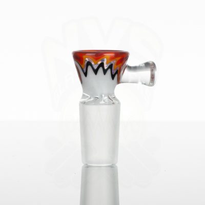 Koji Glass Worked Slide 18mm - Red Yellow White Black