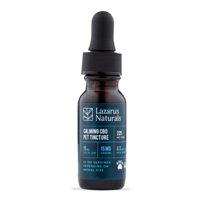 Lazarus Naturals Calming CBD Oil Pet Tincture - 225mg 15ml