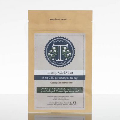 Tranquillity Tea Company CBD Tea - Calming Chai