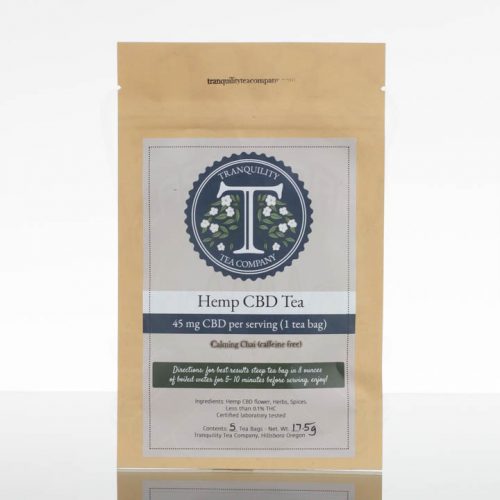 Tranquility Tea Company CBD Tea - Calming Chai