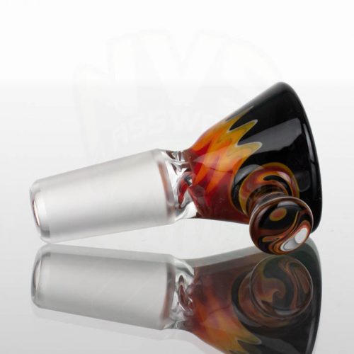 Koji-Glass-Worked-Slide-14mm-Black-Yellow-Orange-Red-863058