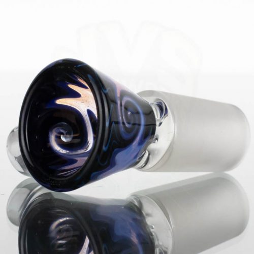 Koji-Glass-Worked-Slide-18mm-Trans-Purple-Black-Purple