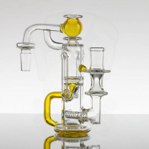 Rye Deyer - 17in 50MM Gridline Double Uptake Recycler with Matching AC - Terps (CFL)