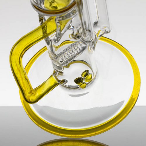 Rye Deyer - 17in 50MM Gridline Double Uptake Recycler with Matching AC - Terps (CFL)
