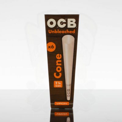 OCB Virgin Unbleached Cone - King - 3pk