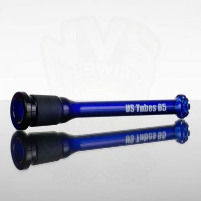 US Tubes 6.5in 65 Oversized 18-29mm Showerhead Downstem - Cobalt Blue