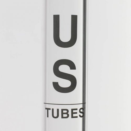 US Tubes - 14in Beaker 55 - Ice Ring - Trans Black Joint and DS - Charcoal Label - 869141 - 250 - 1.jpg