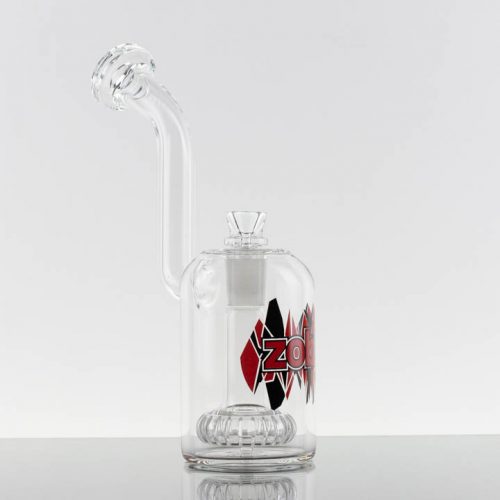ZOB Large Circ Bubbler - Red Black Shatter 869749-240-1