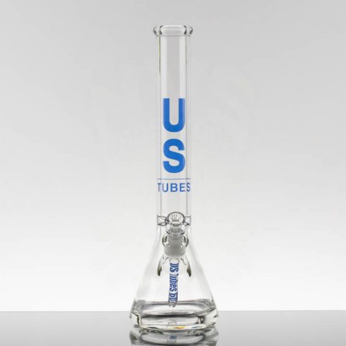 US Tubes 17in 7mm Beaker 2.0 w/ Constriction - Blue