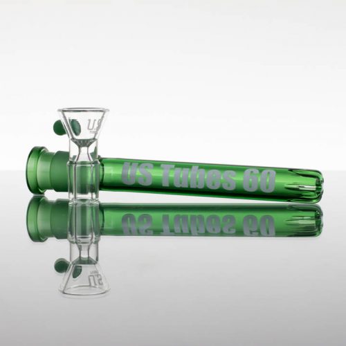 US Tubes 20in Beaker 57 - Ice Ring 24mm joint - ARMY GREEN