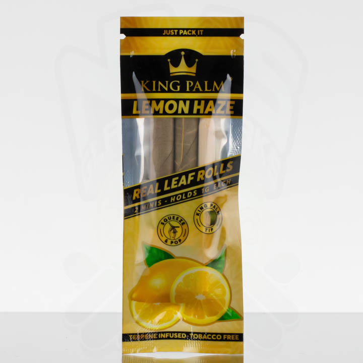 King Palm 7mm Lemon Terpene Flavored Filter Tips – 25 Pack Rolling Tips