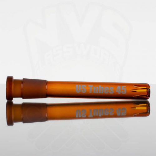 US Tubes 4.5in 45 14-18mm Downstem - Amber