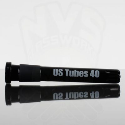 US Tubes 4in 40 14-18mm Downstem - Black