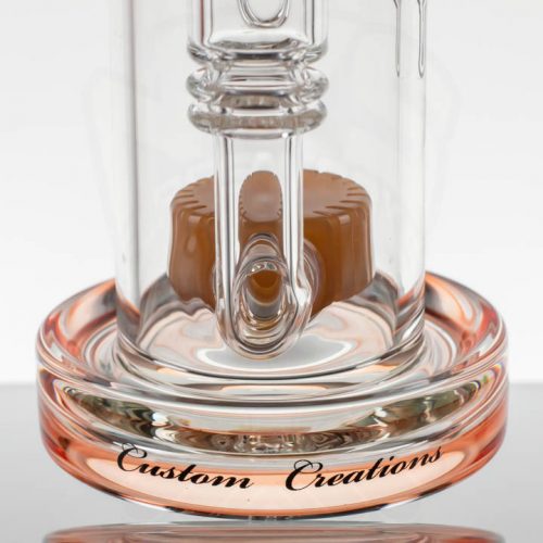 C2 Custom Creations - 65mm Bent Neck Circle Disc - Red Orange