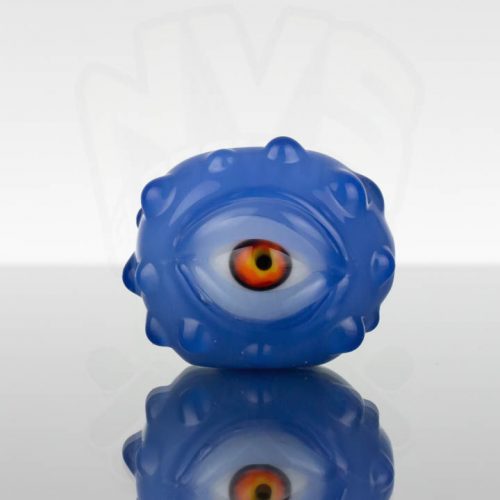 Hardman Art Glass - Evil Eye Spoon - Fire Eye - Light Blue - 872862