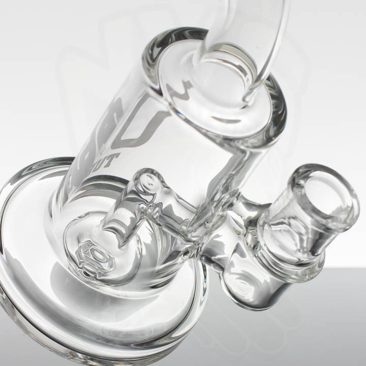 Small Rig Tube US Tubes Micro Stemless Rig - WHITE | NVS Glassworks