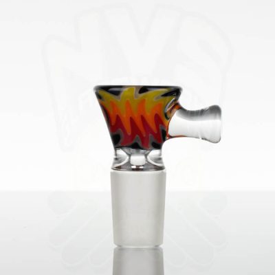 Koji Glass 18mm Slide - Black Fire -873078