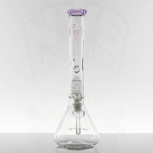 Envy Glass 17in 10arm Beaker - Purple Lollipop - 873474