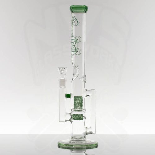 Envy Glass Pop Rocks Recycler - Green Stardyst #3 - 873432