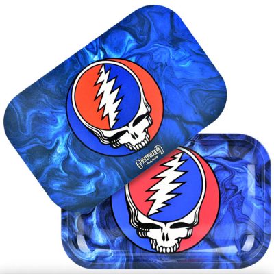 Pulsar Small Rolling Tray w/ Lid - Grateful Dead - Steal Your Face