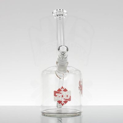 Zob 110M Bubbler - Red Frost Triangles - 879424 - 120 -4