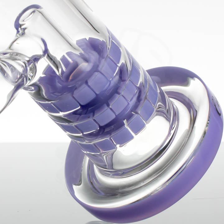Custom Creations 16in 50mm Triple Ratchet - PURPLE (UV) - NVS Glassworks