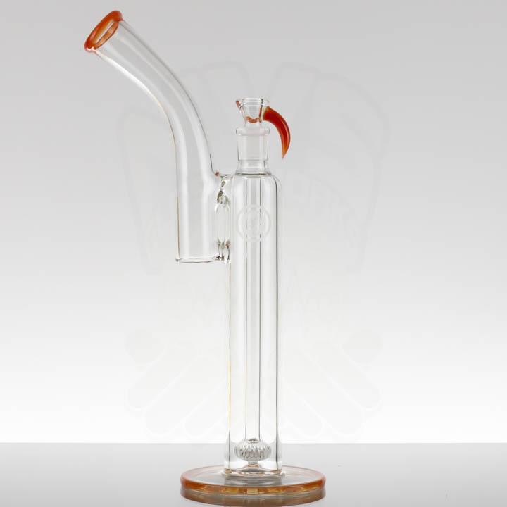 OJ Flame - 16in King Showerhead Bubbler - Hot Sauce - NVS GLASSWORKS