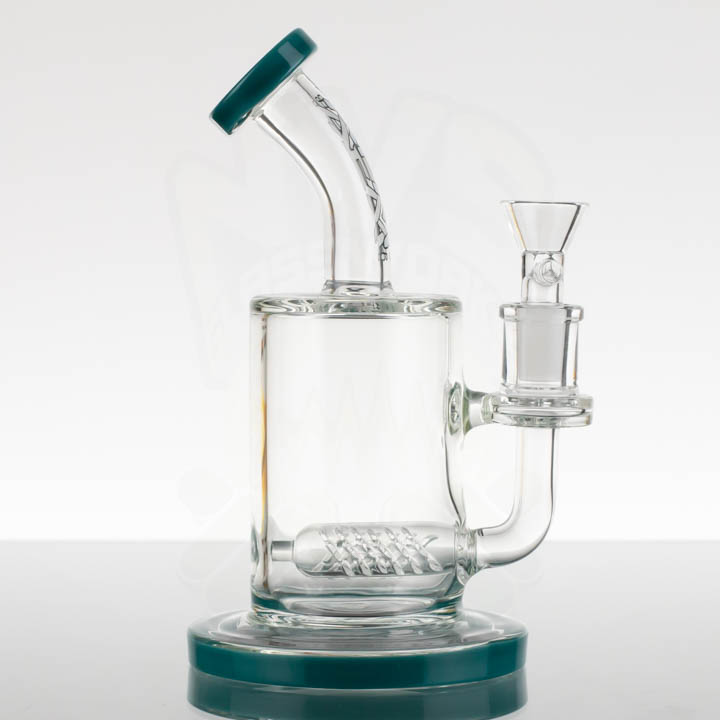 Inline Rigs AFM - 7in Inline Rig - Turquoise - NVS GLASSWORKS