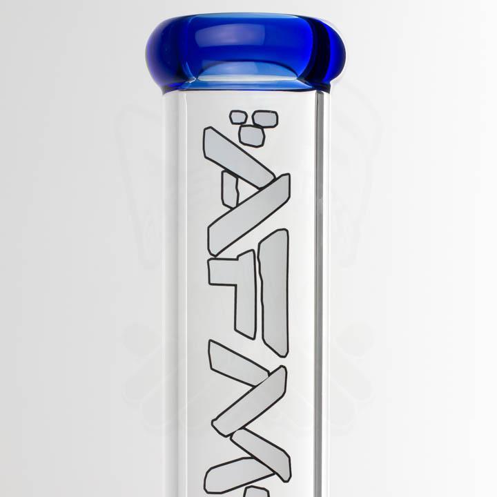 AFM - 16in 7mm 8-Arm Beaker - Ink Blue - NVS GLASSWORKS