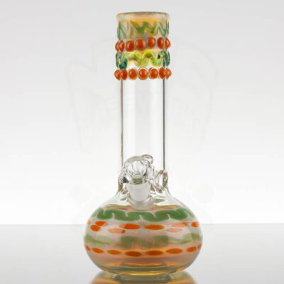 MIO - Coil Pot Round Bottom - Orange Green