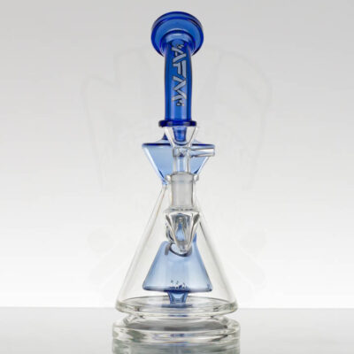 AFM 9" Pyramid Perc Rig - INK BLUE
