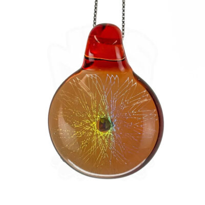 Amorphous Art - Red Multi Dichroic Torus Star Opal