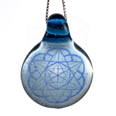 Amorphous Art - Small - Gold Dichroic Star of David