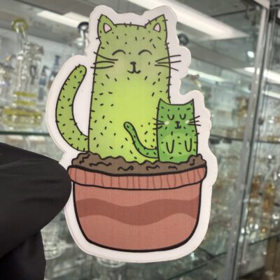 Black Cat Bazaar Sticker - CATcus
