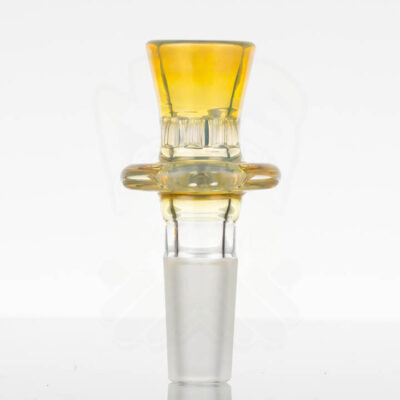 Blazing Blue - 14mm Honeycomb Slide - Fumed