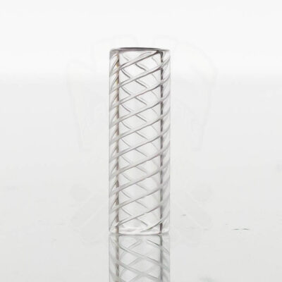 Campfire Quartz - Hollow Spiral Quartz Pillar - 6x18mm