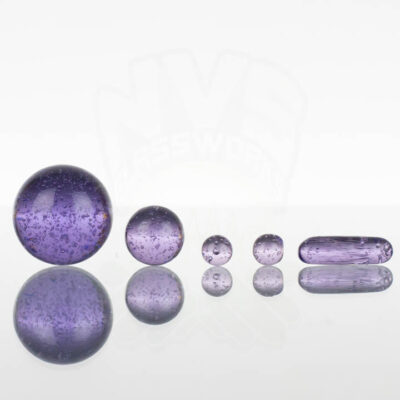 Ruby Pearl Co - 5pc Slurper Marble Set - Lavender