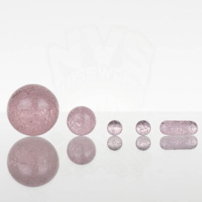 Ruby Pearl Co - 5pc Slurper Marble Set - Pink