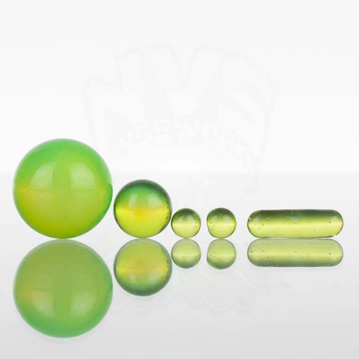 Ruby Pearl Co – 5pc Slurper Marble Set – Slime
