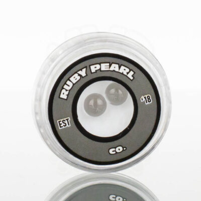 Ruby Pearl Co - Clear Sapphire Pearls - 5mm - 2 pack