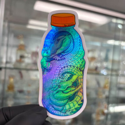 Ryan McCulloch Art Sticker- Gatorade (Bottle w/ Alligators)