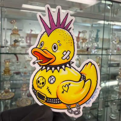 Ryan McCulloch Art Sticker - Rubber Ducky Punk