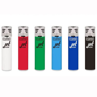 Clipper - JET - Adjustable Flame - assorted colors