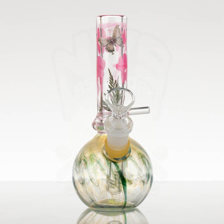 OMG – 7in Flower Round Bottom – Pink Blue