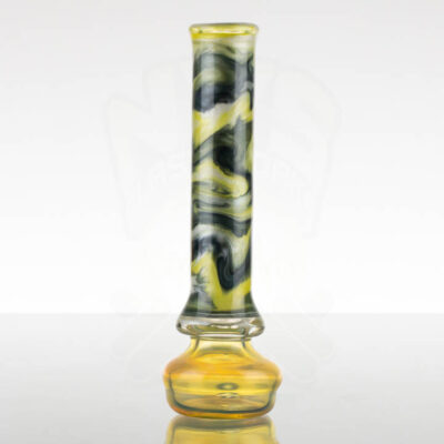 OMG - Puffco Peak Attachment - Swirly Dry Top - Black Yellow