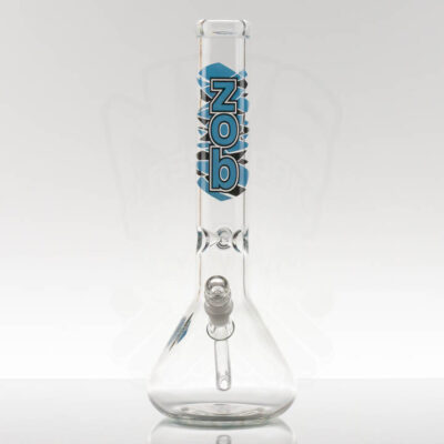 ZOB - 14in OG Beaker - Blue Black Shatter - Cosmetic Blemish