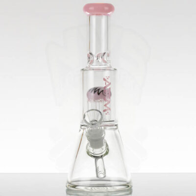 AFM - 10in Worked 8 Arm Beaker - Pink